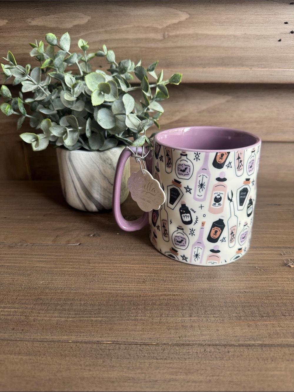 10 Strawberry Street Purple Potions Halloween Mug